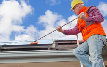 West Parley soft wash roof cleaning